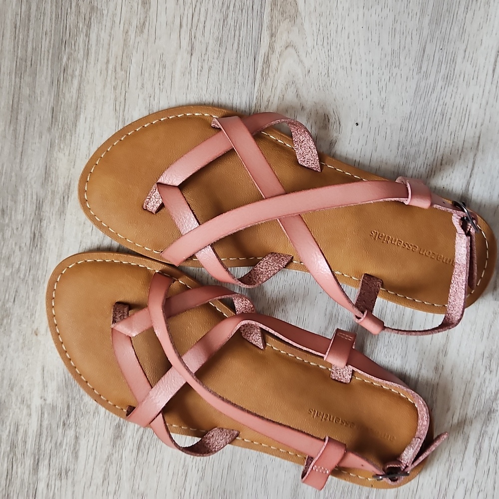 Strappy Sandals, sz 7.5 - Picture 3 of 3